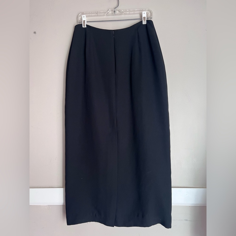 Style & Co. Classic Black Maxi Skirt Size 12 - Picture 2 of 5